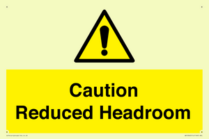 Caution Reduced Headroom